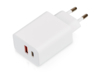 Сетевое зарядное устройство c выходами USB-A и USB-C и быстрой зарядкой QC/PD «Recharger Pro», 30 Вт (Изображение 1)