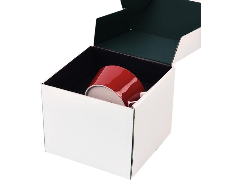 Набор чашка и блюдце «TEA SET 1 BLU» (голубой/красный) (Изображение 4)
