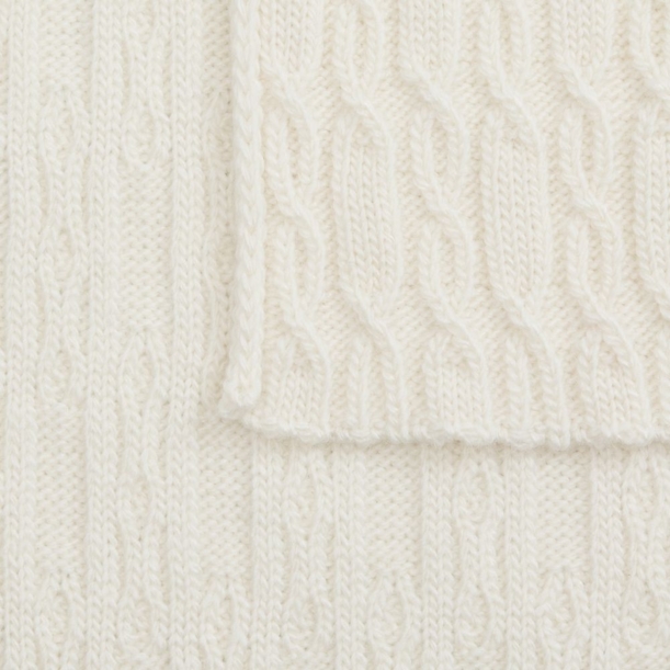 Плед Knitline, белый (молочный) (Изображение 3)