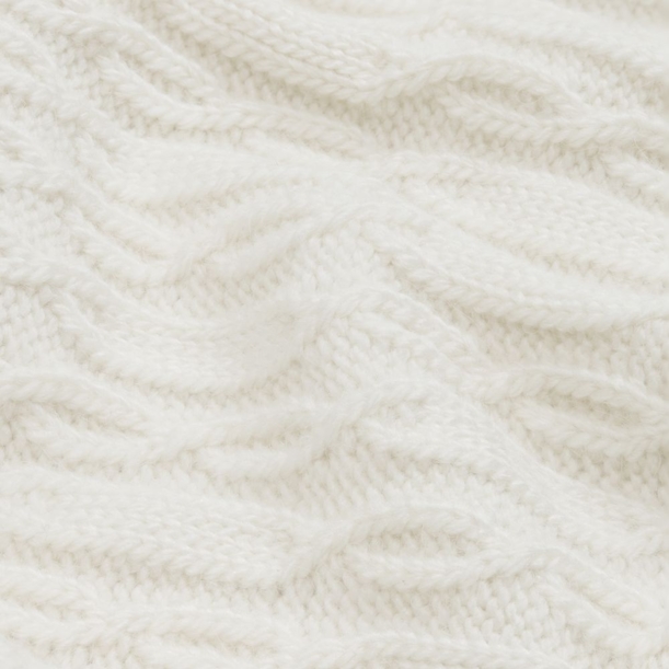 Плед Knitline, белый (молочный) (Изображение 4)