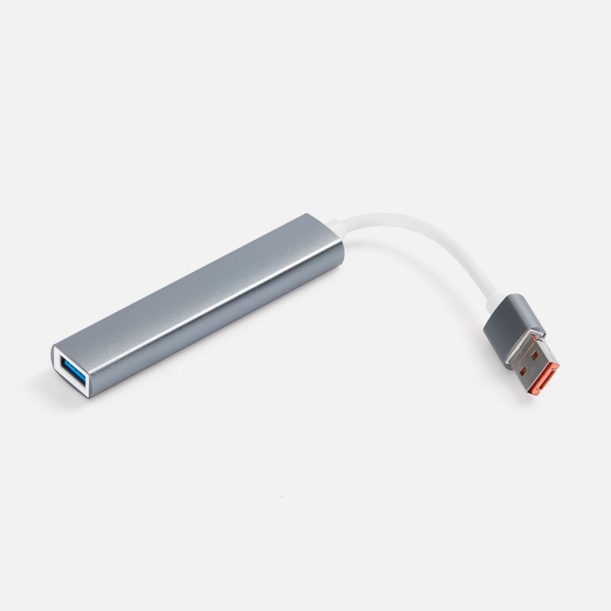 USB-хаб Slotto, серый (Изображение 3)
