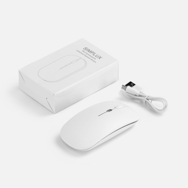 Компьютерная мышь Simplux, белая (Изображение 6)