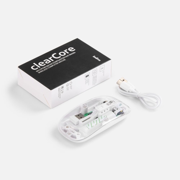 Компьютерная мышь clearCore, белая (Изображение 7)