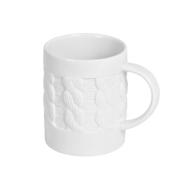 Кружка "Sweater",400мл, D=9см, фарфор; (Изображение 1)