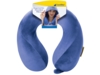 Подушка для путешествий с эффектом памяти, с капюшоном «Hooded Tranquility Pillow» (синий) (Изображение 2)