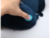 Подушка для путешествий со встроенным массажером «Massage Tranquility Pillow» (синий) (Изображение 4)