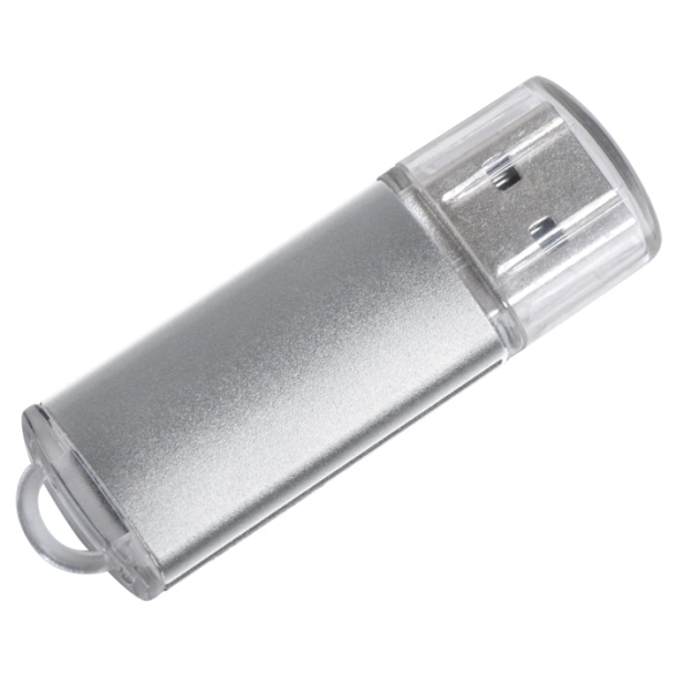 USB flash-карта "Assorti" (16Гб),серебристая,5,5х1,7х0,6см,металл (Изображение 1)