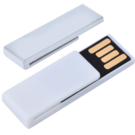 USB flash-карта &quot;Clip&quot; (16Гб),белая,3,8х1,2х0,5см,пластик