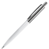 BUSINESS, ручка шариковая, белый/серебристый, металл/пластик (Изображение 1)