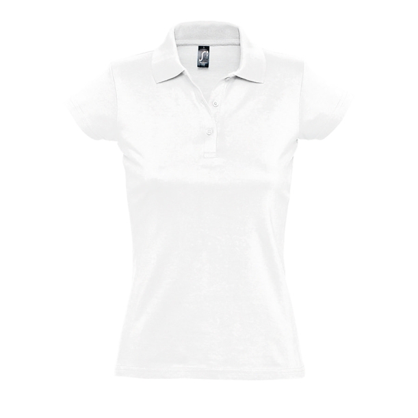 Поло "Prescott Women", белый_2XL, 100% х/б, 170г/м2 (Изображение 1)
