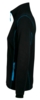 Куртка женская Nova Women 200, черная с ярко-голубым, размер S (Изображение 3)