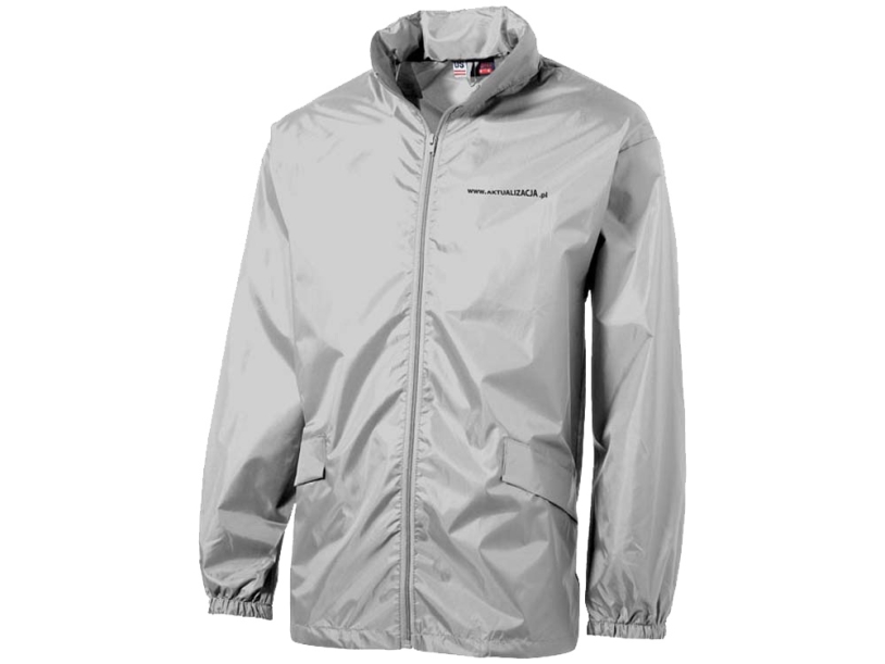 Ветровка Miami мужская (серебристый) 2XL (Изображение 5)