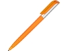 Ручка пластиковая шариковая Арлекин (оранжевый/серебристый)  (Изображение 1)