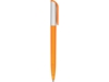 Ручка пластиковая шариковая Арлекин (оранжевый/серебристый)  (Изображение 3)