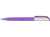 Ручка пластиковая шариковая Арлекин (фиолетовый/серебристый)  (Изображение 4)