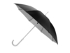 Зонт-трость Майорка (черный/серебристый)  (Изображение 1)