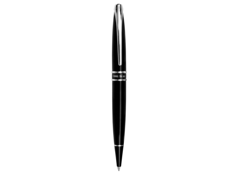 Ручка шариковая Cerruti 1881 модель Silver Clip  в коробке (Изображение 3)