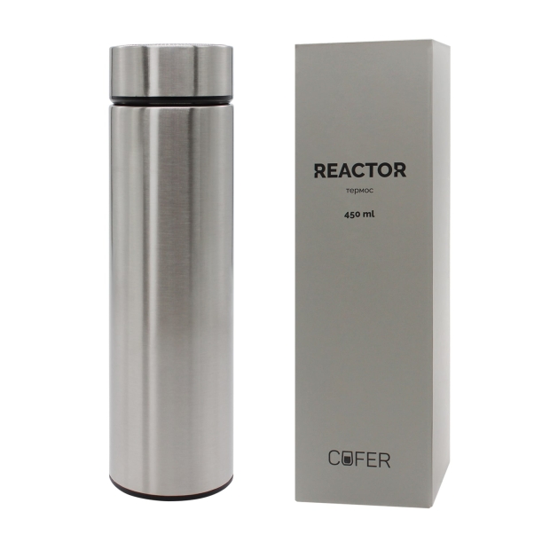 Термос Reactor металлик с датчиком температуры  (стальной) (Изображение 3)