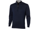 Пуловер Set с молнией, мужской (темно-синий/светлый меланж) XL