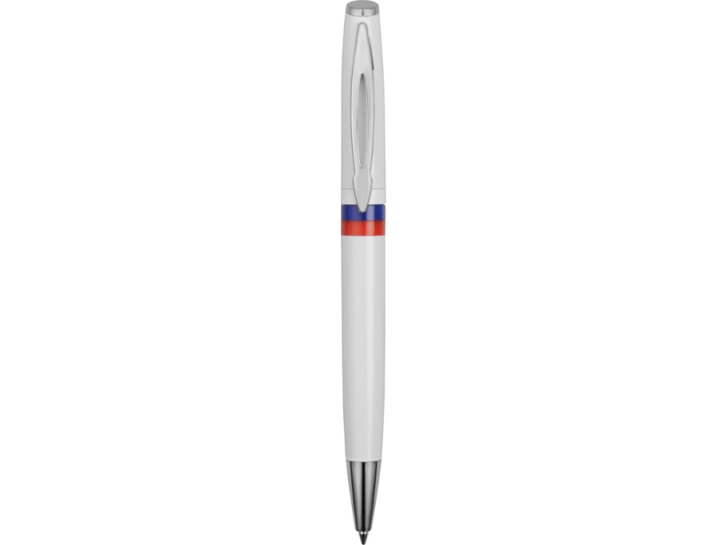 Ручка шариковая Отчизна, белый/триколор (Изображение 2)