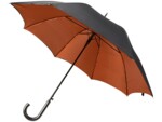 Зонт-трость Гламур (черный/оранжевый) 