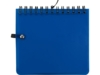 Блокнот А6 Журналист с ручкой (светло-синий/синий)  (Изображение 5)