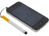 Ручка-подвеска на мобильный телефон со стилусом, серебристый/золотистый (Изображение 3)