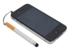 Ручка-подвеска на мобильный телефон со стилусом, серебристый/золотистый (Изображение 4)