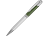 Ручка металлическая шариковая Мичиган (зеленый/серебристый)  (Изображение 1)