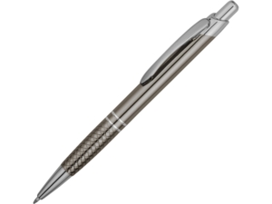 Ручка металлическая шариковая Кварц (темно-серый) 