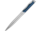 Ручка металлическая шариковая Глазго (синий/серебристый) 