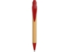 Ручка шариковая Листок (красный/светло-коричневый)  (Изображение 2)