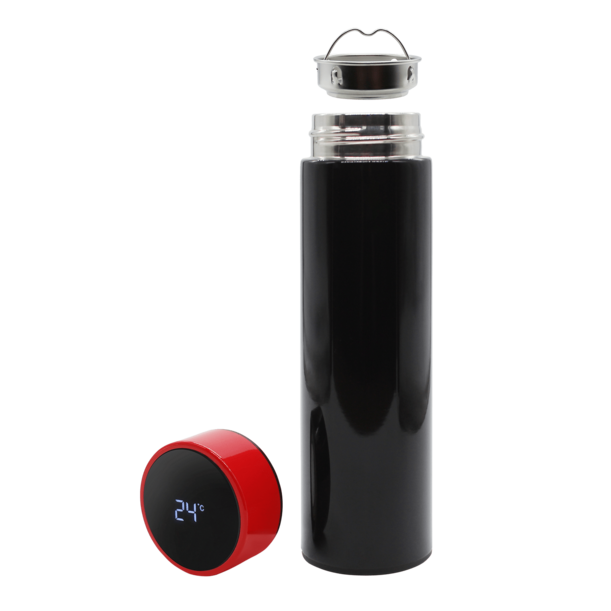 Термос Reactor duo black с датчиком температуры (черный с красным) (Изображение 2)