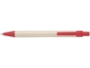Блокнот А7 Zuse с ручкой (красный/натуральный)  (Изображение 3)