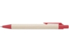 Блокнот А7 Zuse с ручкой (красный/натуральный)  (Изображение 4)