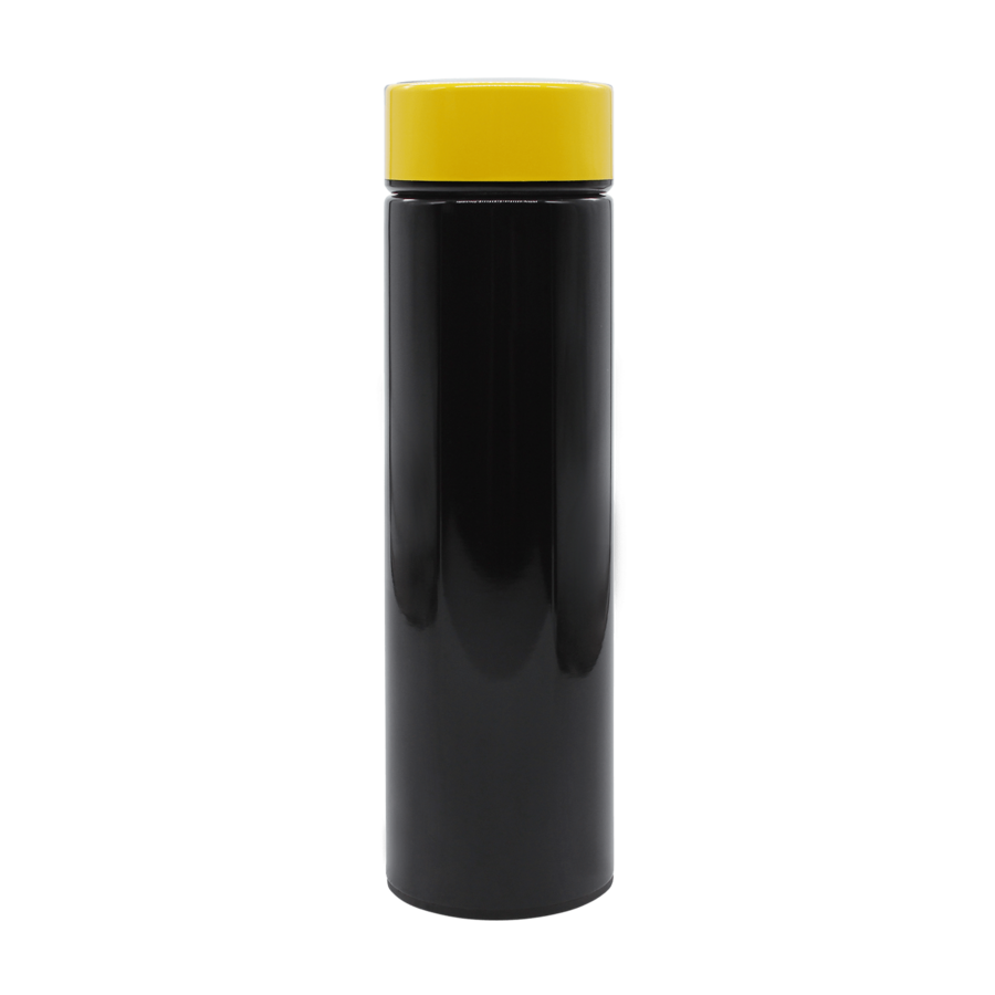 Термос Reactor duo black с датчиком температуры (черный с желтым) (Изображение 1)