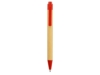 Блокнот Priestly с ручкой (красный/красный/натуральный)  (Изображение 6)