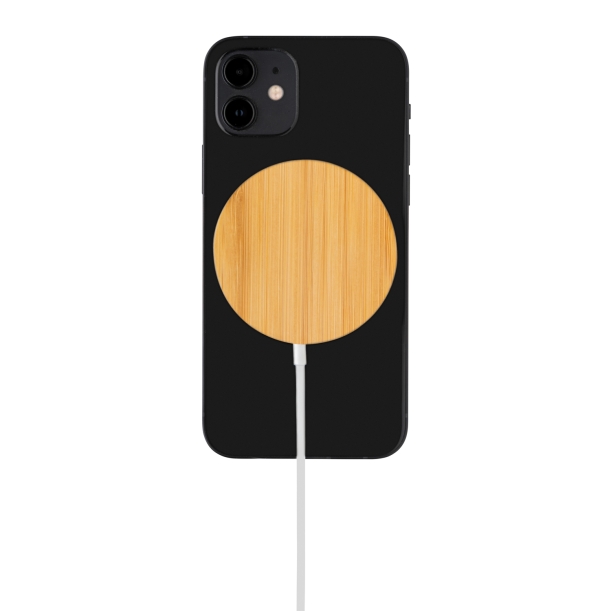 Магнитное устройство для беспроводной зарядки Bamboo, 10 Вт (Изображение 5)