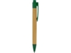 Ручка шариковая Borneo (зеленый/светло-коричневый)  (Изображение 3)