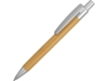 Ручка шариковая Borneo (серебристый/светло-коричневый)  (Изображение 1)
