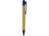 Ручка шариковая Borneo (синий/светло-коричневый)  (Изображение 3)