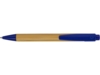 Ручка шариковая Borneo (синий/светло-коричневый)  (Изображение 5)