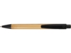 Ручка шариковая Borneo (черный/светло-коричневый)  (Изображение 5)