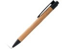 Ручка шариковая Borneo (черный/светло-коричневый) 