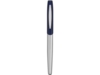 Ручка металлическая роллер Geneva (синий/серебристый)  (Изображение 2)