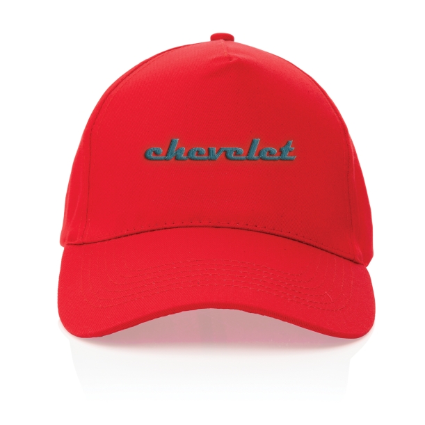 Бейсболка Impact из переработанного хлопка AWARE™, 5 клиньев, 190 г/м2 (Изображение 3)
