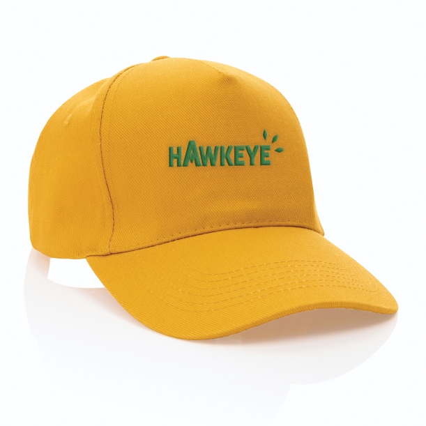 Бейсболка Impact из переработанного хлопка AWARE™, 5 клиньев, 280 г/м2 (Изображение 3)