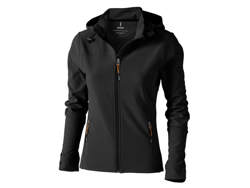 Куртка софтшел Langley женская (антрацит) 2XL (Изображение 1)