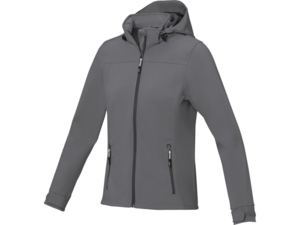 Куртка софтшел Langley женская (темно-серый) XL