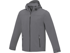 Куртка софтшел Langley мужская (темно-серый) 3XL